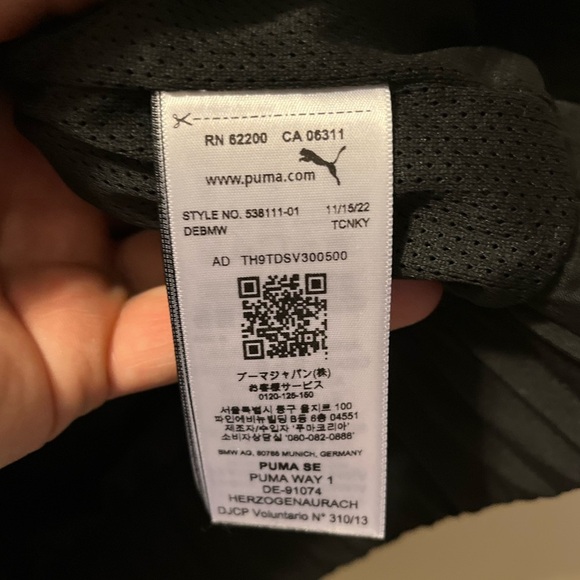 Mens Puma X BMW Motorsport Statement Light Jacket Medium - Picture 10 of 10